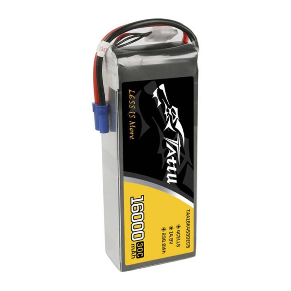 TATTU 16000mAh 14.8V 30C 4S1P Lipo Battery Pack with EC5 - Image 3