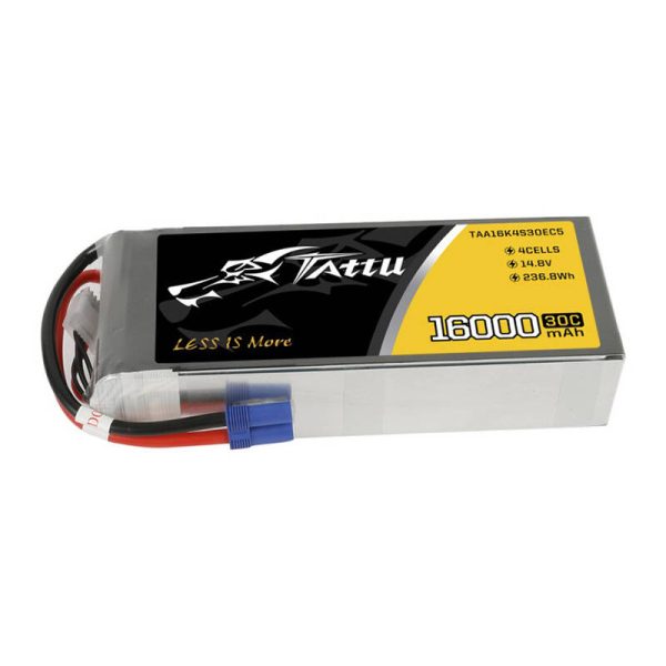 TATTU 16000mAh 14.8V 30C 4S1P Lipo Battery Pack with EC5 - Image 2