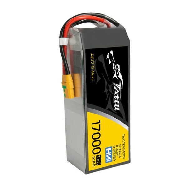 Tattu 17000mAh 22.8V 15C 6S1P Lipo Battery with XT90-S(anti-spark) Plug - Image 3