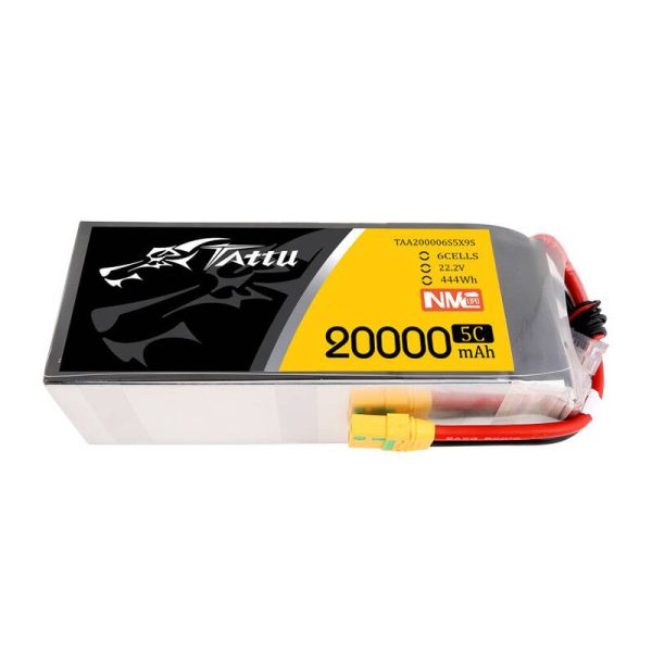 Tattu NMC 20000mAh 22.2V 5C 6S1P Lipo Battery Pack with XT90-S plug - Image 2