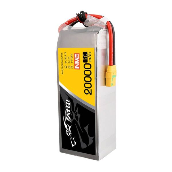 Tattu NMC 20000mAh 22.2V 5C 6S1P Lipo Battery Pack with XT90-S plug - Image 3