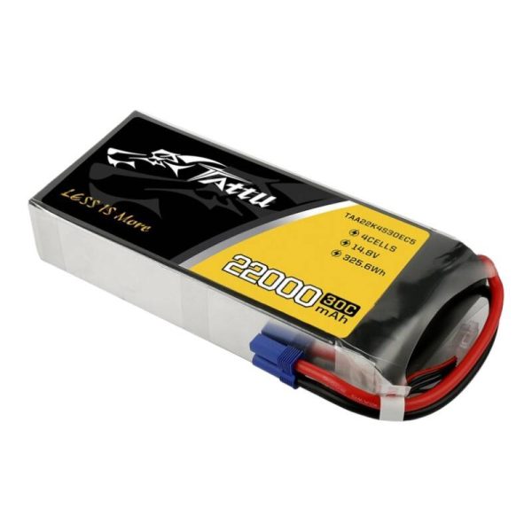 TATTU 22000mAh 14.8V 30C 4S1P Lipo Battery Pack with EC5 - Image 2