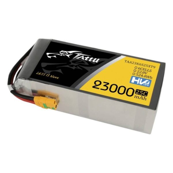 Tattu 23000mAh 22.8V 25C 6S1P Lipo Battery Pack With XT90-S - Image 3