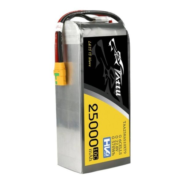 Tattu 25000mAh 22.8V 10C 6S1P Lipo Battery Pack With XT90-S - Image 4