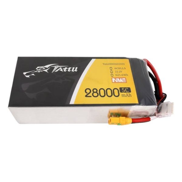 Tattu NMC 28000mAh 22.2V 5C 6S1P Lipo Battery Pack with XT90-S plug - Image 3