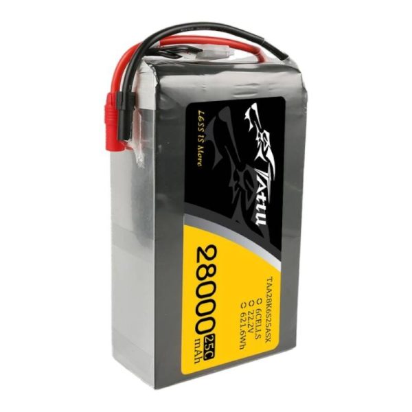 Tattu 28000mAh 22.2V 25C 6S1P Lipo Battery Pack with AS150+XT150 - Image 4