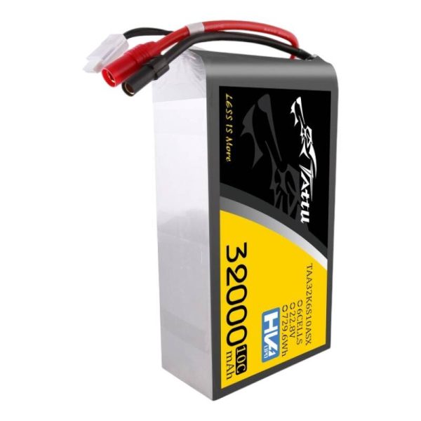 Tattu 32000mAh 22.2V 25C 6S1P Lipo Battery Pack with AS150+XT150 - Image 4