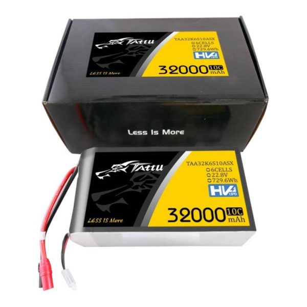 Tattu 32000mAh 22.2V 25C 6S1P Lipo Battery Pack with AS150+XT150 - Image 5