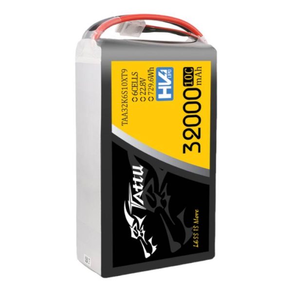Tattu 32000mAh 22.8V 10C 6S1P Lipo Battery Pack With XT90-S - Image 4
