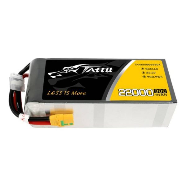 Tattu 22000mAh 22.2V 30C 6S1P Lipo Battery Pack with XT90-S plug — изображение 2