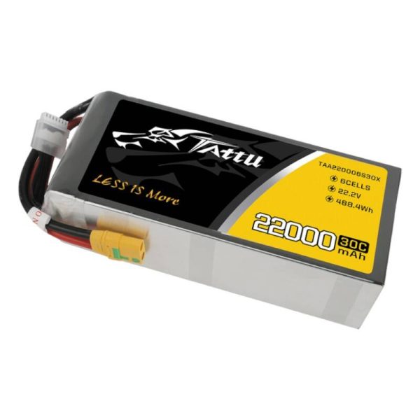 Tattu 22000mAh 22.2V 30C 6S1P Lipo Battery Pack with XT90-S plug — изображение 3