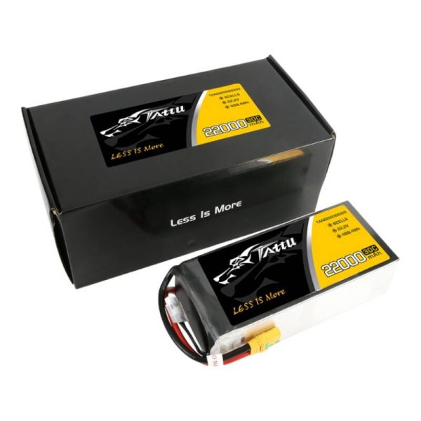 Tattu 22000mAh 22.2V 30C 6S1P Lipo Battery Pack with XT90-S plug — изображение 5