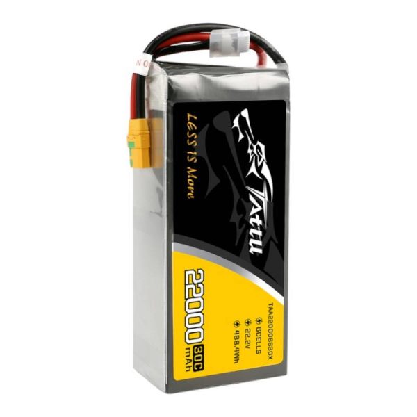Tattu 22000mAh 22.2V 30C 6S1P Lipo Battery Pack with XT90-S plug — изображение 4
