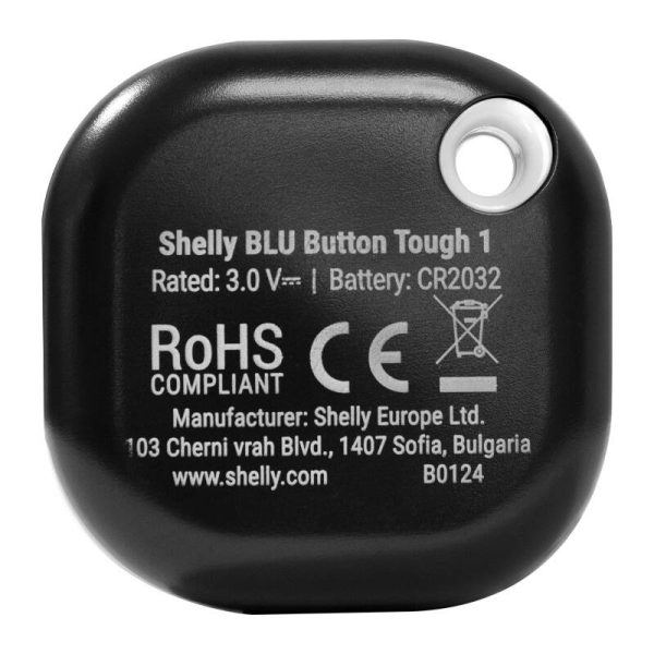 Action and Scenes Activation Button Shelly Blu Button Tough 1 (black) - Image 2