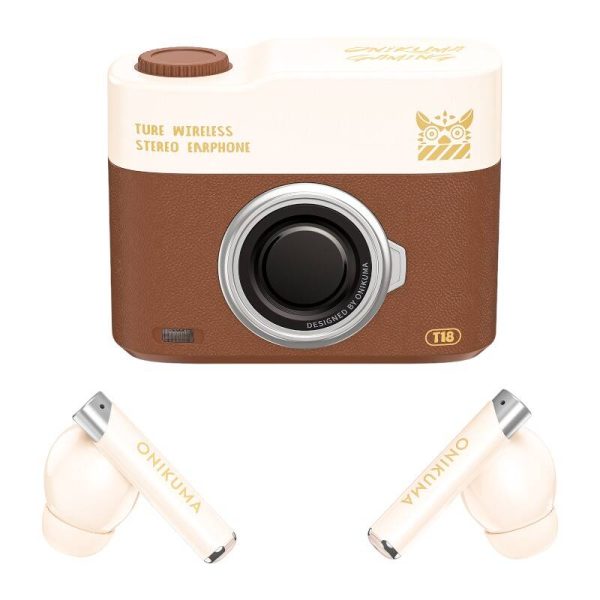 ONIKUMA T18 Bluetooth In-Ear Earphones Brown — изображение 2