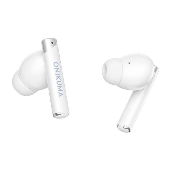 ONIKUMA T18 Bluetooth In-Ear Earphones White - Image 3