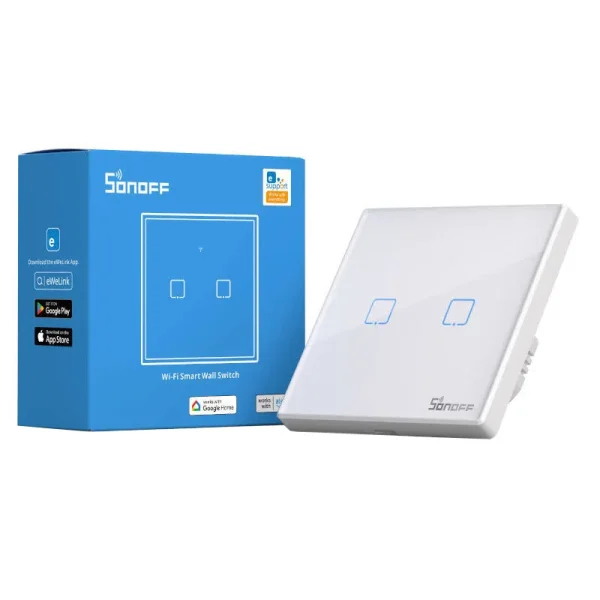 Smart Switch WiFi + RF 433 Sonoff T2 EU TX (2-channel) updated - Image 4