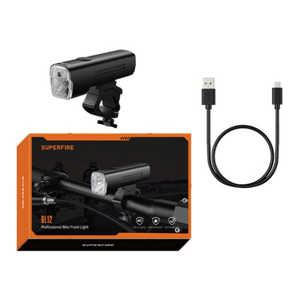 Bike light Superfire BL12, 4800mAh, USB - Image 5