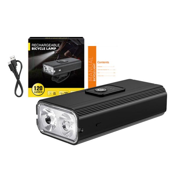 Bike flashlight Superfire GT-R3, 600lm, USB - Image 2