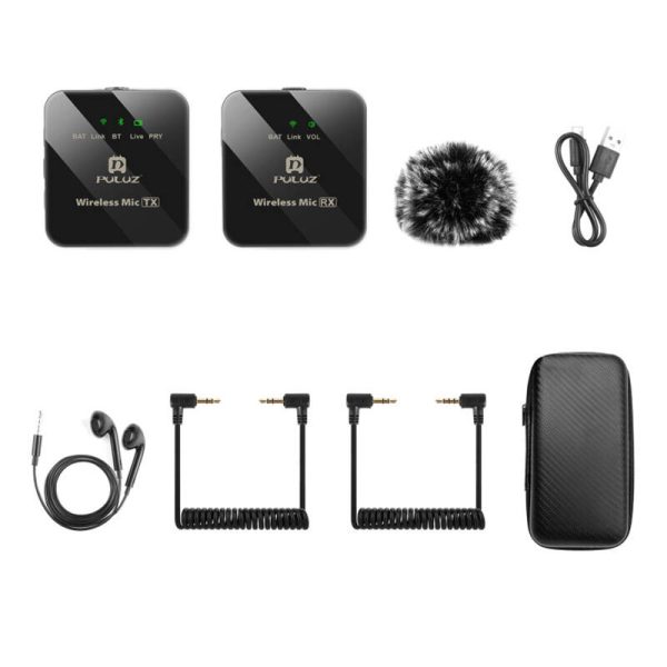 Wireless Lavalier Microphone PULUZ 2 TX + 1 RX - Image 3