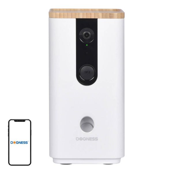 Smart snack feeder with camera T03 Dogness (White)