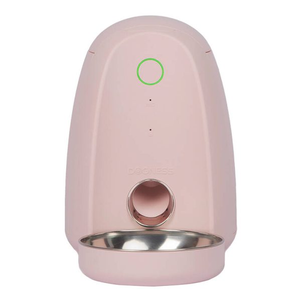 Automatic Pet Feeder with plastic bowl WIFI mini Dogness (pink) - Image 2