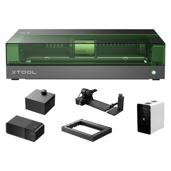 2-in-1 laser engraving machine xTool S1 40W All-in-One Kit (Black) - Image 2