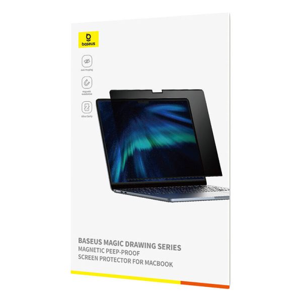 Screen Protector Baseus Magic Drawing for MacBook Pro 13" (2022) + cleaning kit (clear) - Image 2