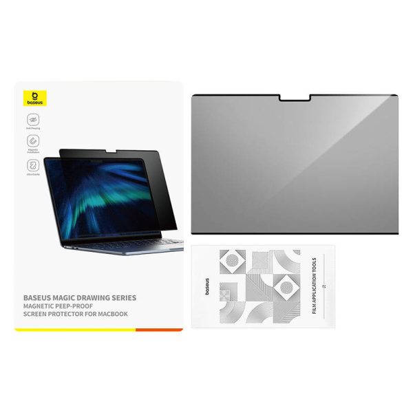 Screen Protector Baseus Magic Drawing for MacBook Pro 13" (2022) + cleaning kit (clear) - Image 4