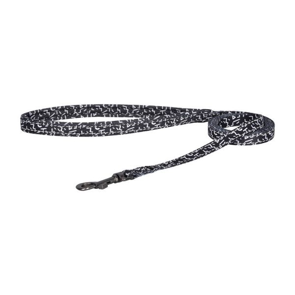 Dog set Dogness harness and leash (Black and white) - Image 3