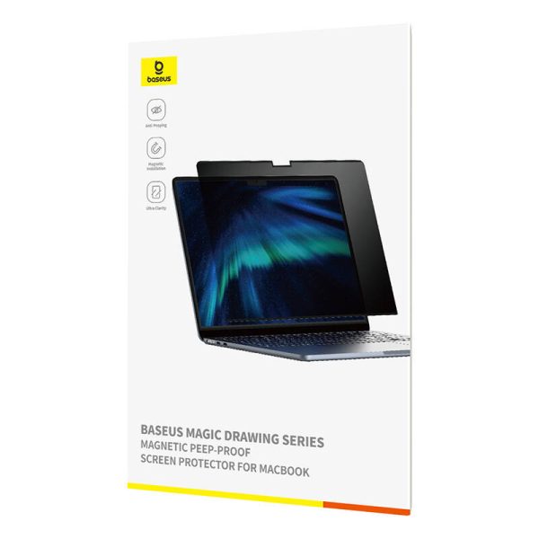 Screen Protector Baseus Magic Drawing for MacBook Air 15.3" (2023/2024) + cleaning kit (clear) - Image 2