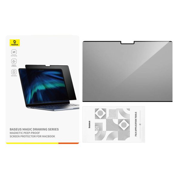 Screen Protector Baseus Magic Drawing for MacBook Air 15.3" (2023/2024) + cleaning kit (clear) - Image 4