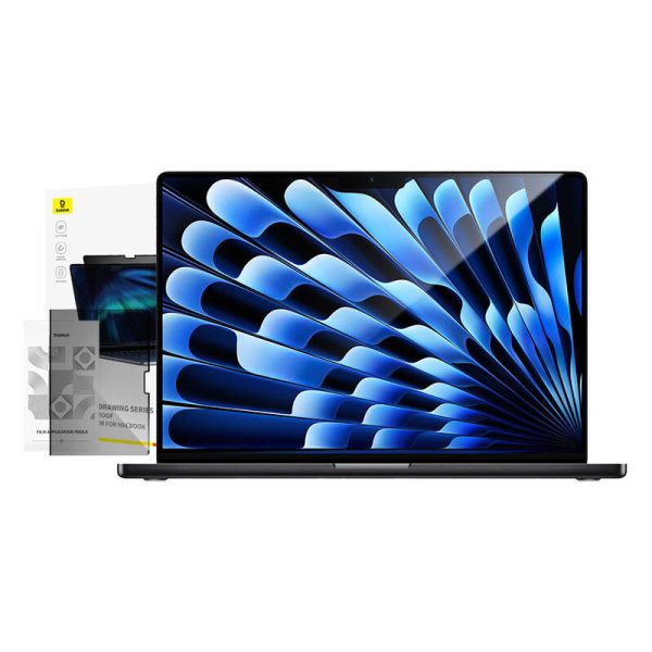 Screen Protector Baseus Magic Drawing for MacBook Air 15.3" (2023/2024) + cleaning kit (clear) - Image 5