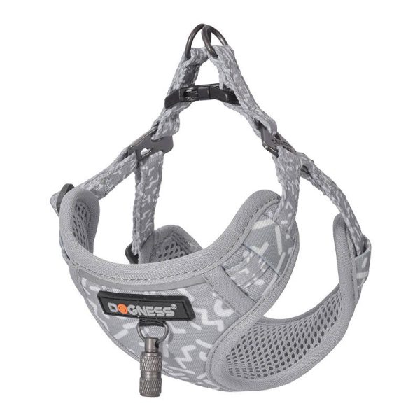 Dog set Dogness harness and leash (Light Grey) - Image 2