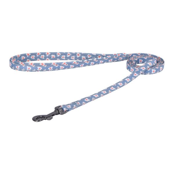 Dog set Dogness harness and leash (Blue Flower) - Image 3