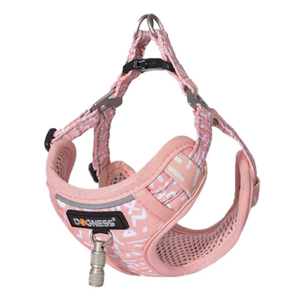 Cat set Dogness harness and leash (Calamus Pink) - Image 2