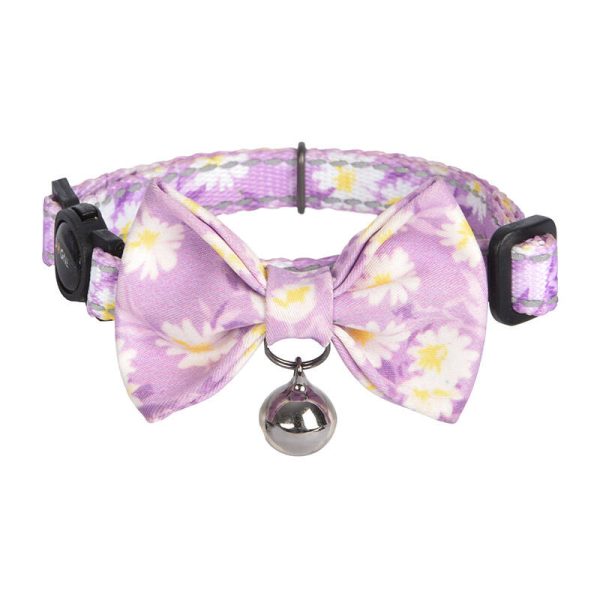 Collar set Dogness for cats 2 pcs (Calamus Purple/Polka Dot Purple) - Image 2