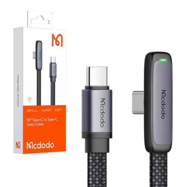 Cable USB-C to USB-C Mcdodo CA-3361, 65W, 1.8m (black) - Image 5