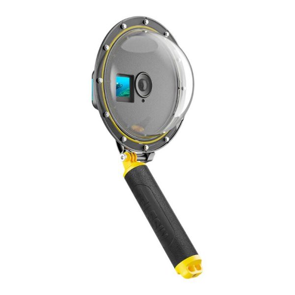 Waterpoof dome port Telesin for DJI Action 4 / 3 - Image 2