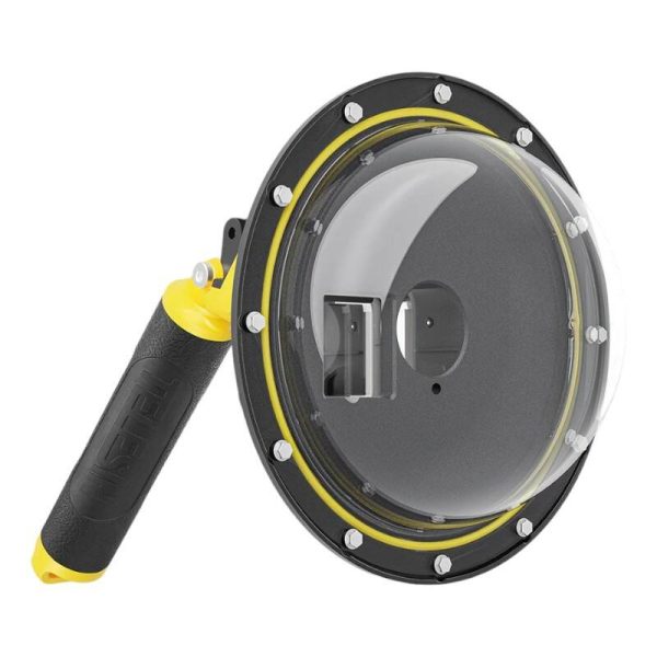 Waterpoof dome port Telesin for DJI Action 4 / 3 - Image 4