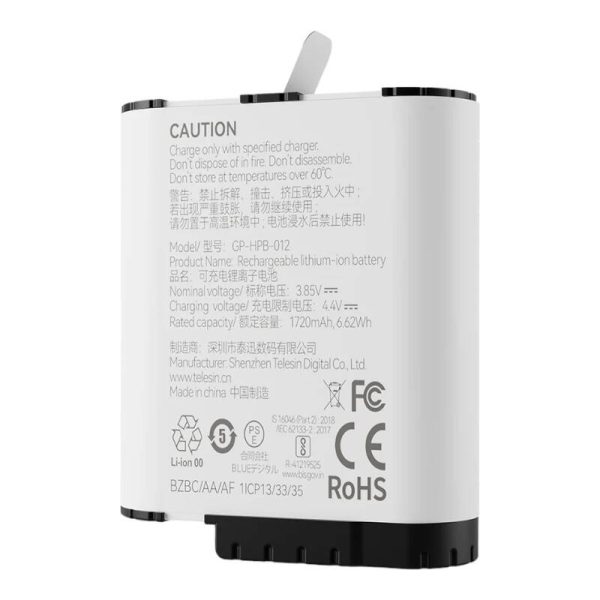 High performance stamina battery TELESIN  for GoPro Hero 12/11/10/9 - Image 4