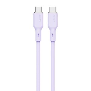 USB-C to USB-C Cable Aukey CB-SCC102, 100W, 1.8m (lavender)
