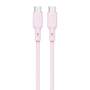 USB-C to USB-C Cable Aukey CB-SCC102, 100W, 1.8m (pink)