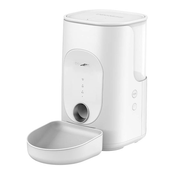 Automatic pet feeder Dogness F16 4L with melanine bowl (white) - Image 2