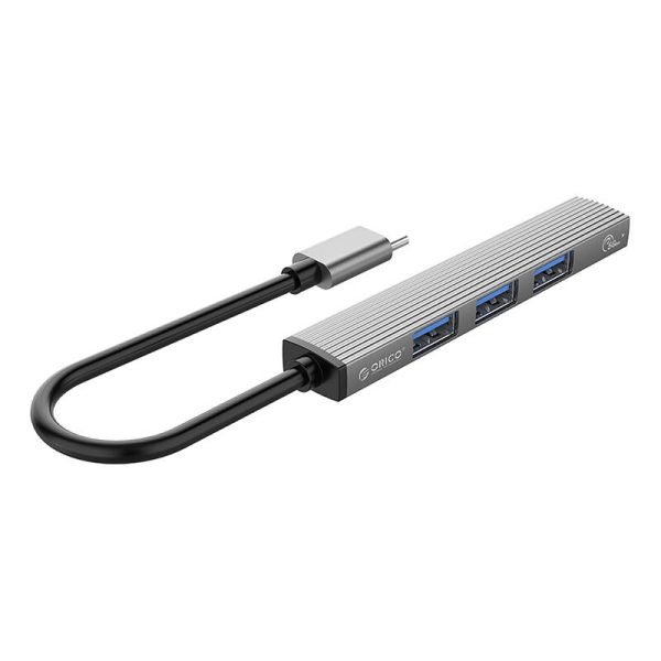 Orico Hub USB-C to USB-A 3.0 + 3xUSB-A 2.0 - grey - Image 2