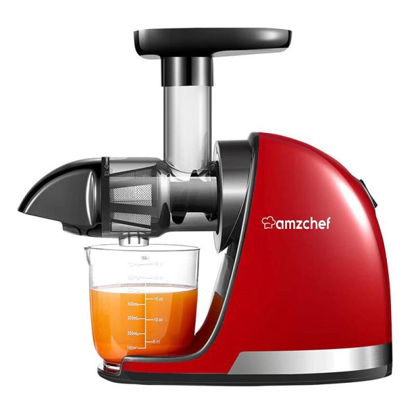 Slow Juicer AMZCHEF 1501-RD (Red) - Image 2