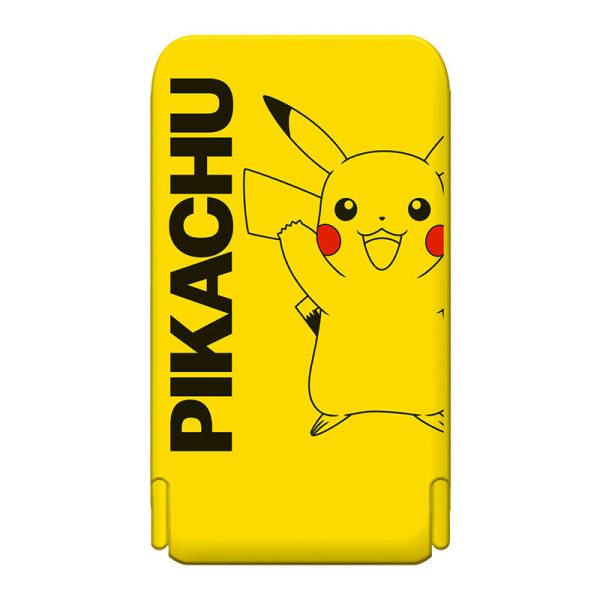 Magnetic powerbank OTL 5000 mAh, USB-C 15W, Pokemon Pikatchu with stand (yellow) - Image 2