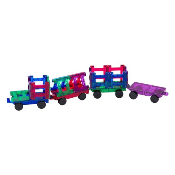 Magnetic tiles 3D Train Playmags 155 - 20 pcs set - Image 2