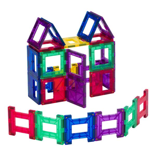 Magnetic tiles 3D Playmags 162 - 24 pcs set - Image 2