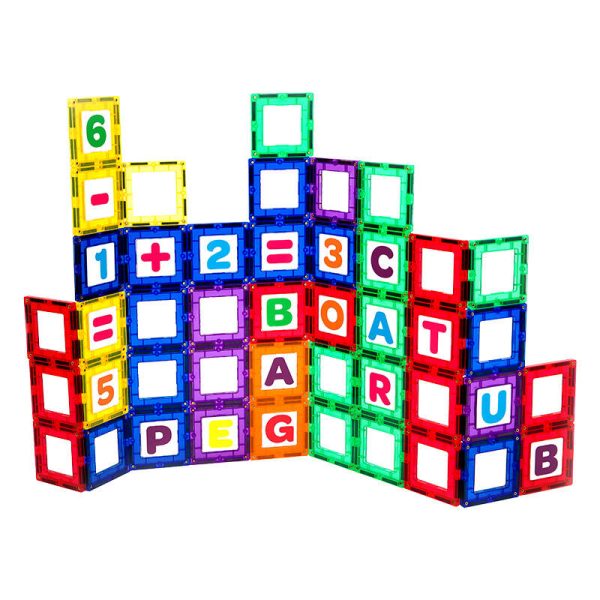 Magnetic tiles 3D Playmags 170 - 80 pcs set - Image 2
